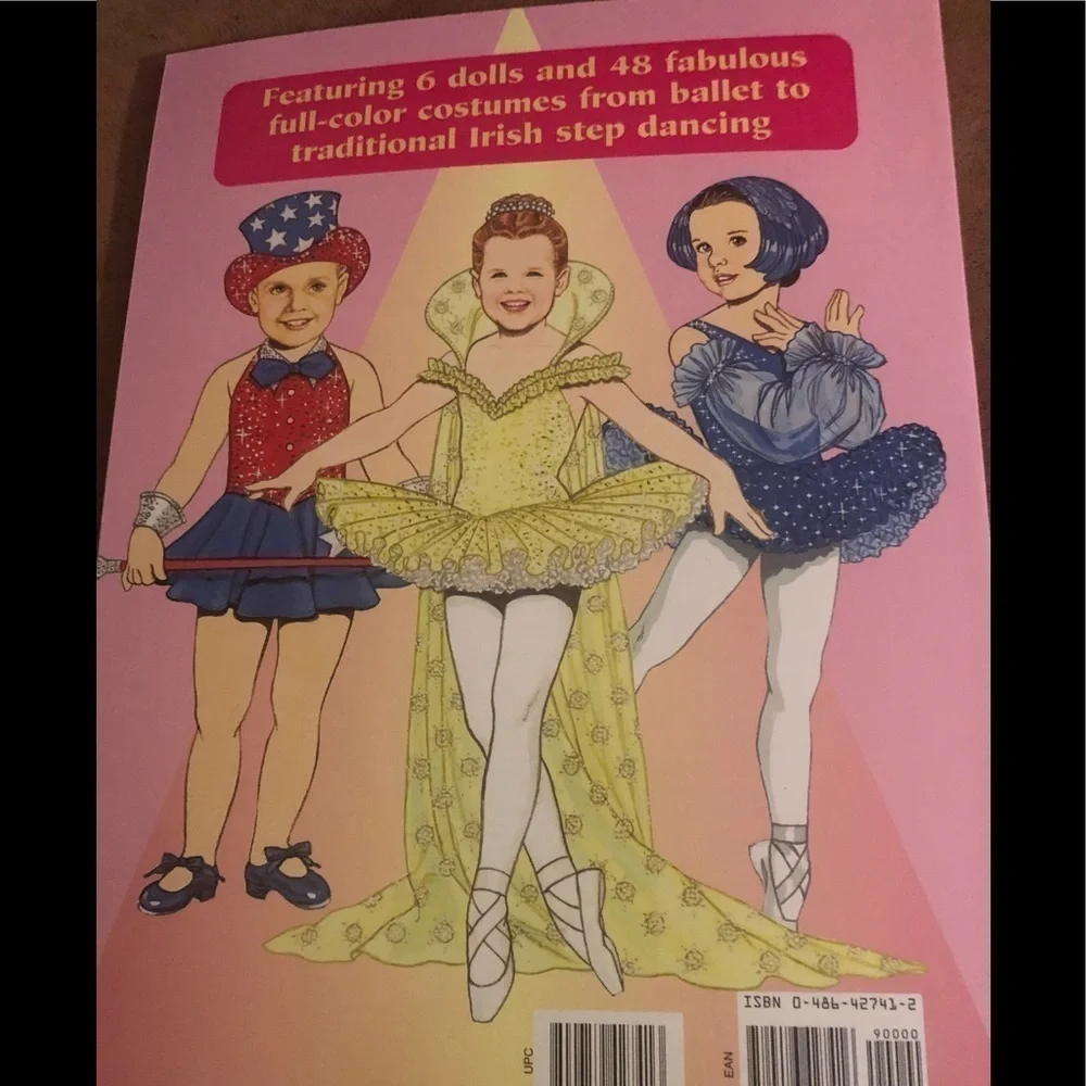 Tom Tierney’s Little Dancers Paper Dolls 6 Dolls Full Costumes New Collector